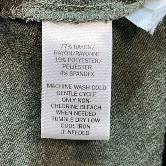 Ann Taylor Loft Womens A-Line Blouson Midi Dress Small Green Sleeveless Casual - Picture 3 of 10